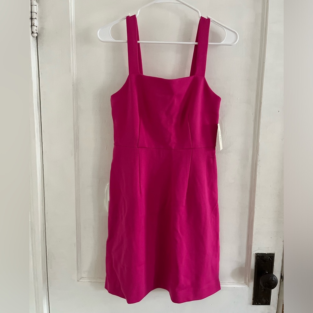 Core Ponte Mini Jazzy Pink Elegant Sleeveless Dress
